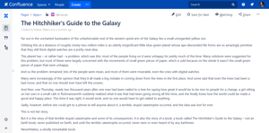 Display word count for all pages and blogs